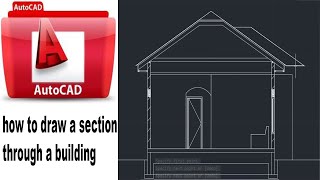 how to draw section through a building [part 1]