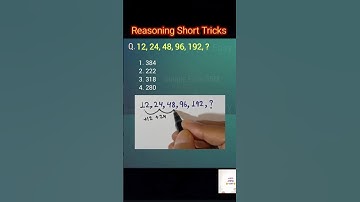 Reasoning Short Tricks| SSC GD Reasoning| Number Series Questions| #ssc #allexam #cgl #simpleeasy55m