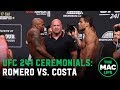 Yoel Romero vs. Paulo Costa | UFC 241 Ceremonial Weigh-Ins