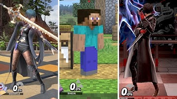 Super Smash Bros. Ultimate - All Idle Animations Part 2 - DLC