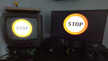 LCD Vs CRT on MiSTer FPGA using Sync mode 2