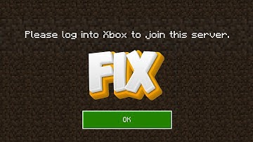 Please log into XBOX to join this server | Minecraft error in mcfleet 