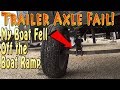 How to Fix a Boat Trailer axle. Boat Trailer Fail.