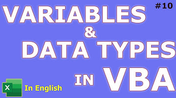 Variables & Data Types  in #Excel VBA🔥 | Beginners tutorial in English | #Macro MasterMind – 10