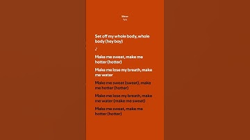 Thumbnail of Water - Tyla (Lyrics)