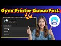 How To Open Printer Queue In Windows 11 | Manage Print Jobs (2025)