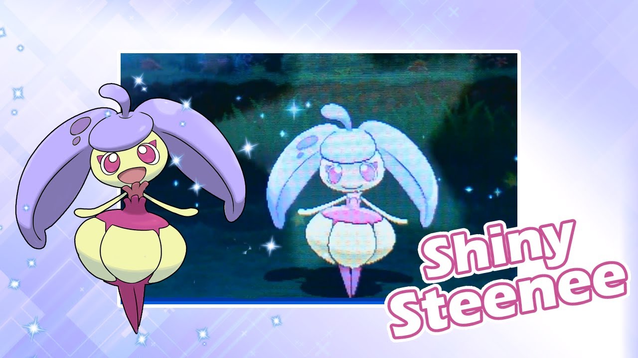 shiny, pokemon, steenee, ultra moon.