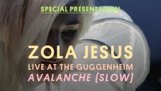 Zola Jesus Live at The Guggenheim - &quot;Avalanche&quot;