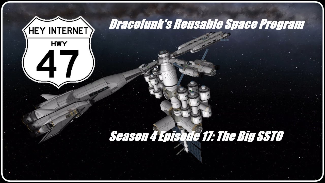 Kerbal Space Program, Dracofunk's Reusable Space Program Season 4 Episode 17 More Space Tourism!
