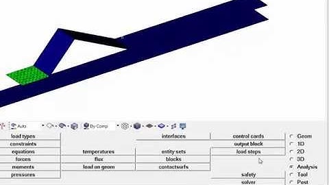 Abaqus contact example (How to handle Chattering of contact) using Hypermesh Preprocessor