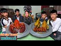 Cương Xấu | Lần Đầu Cả Gia Đình Được Thưởng Thức Tôm Hùm Alaska Khổng Lồ | Giant alaska lobster
