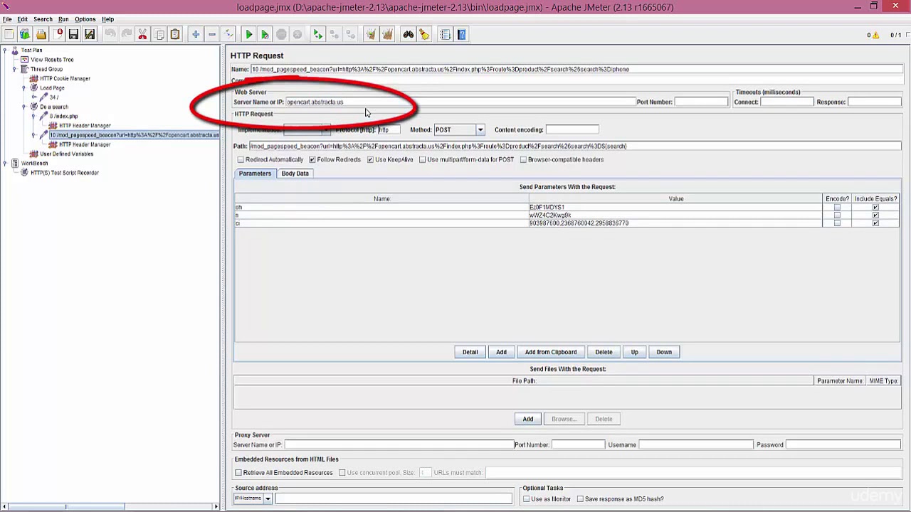 User defined variables in J Meter - YouTube