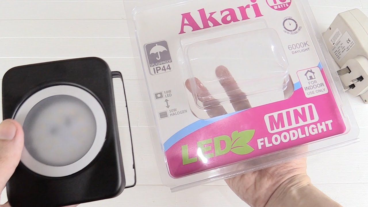 Akari 10W mini LED flood light