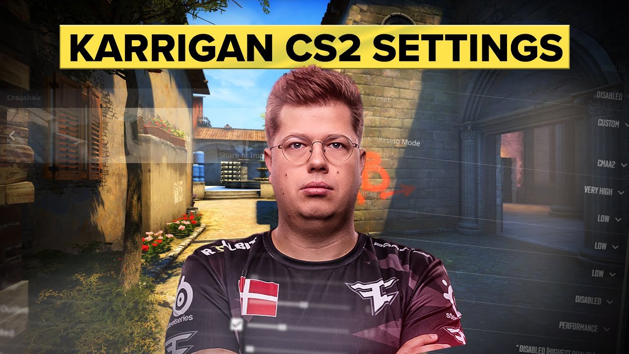 Настройки karrigan CS2 — Видео, Мышь, Прицел и Модель просмотра