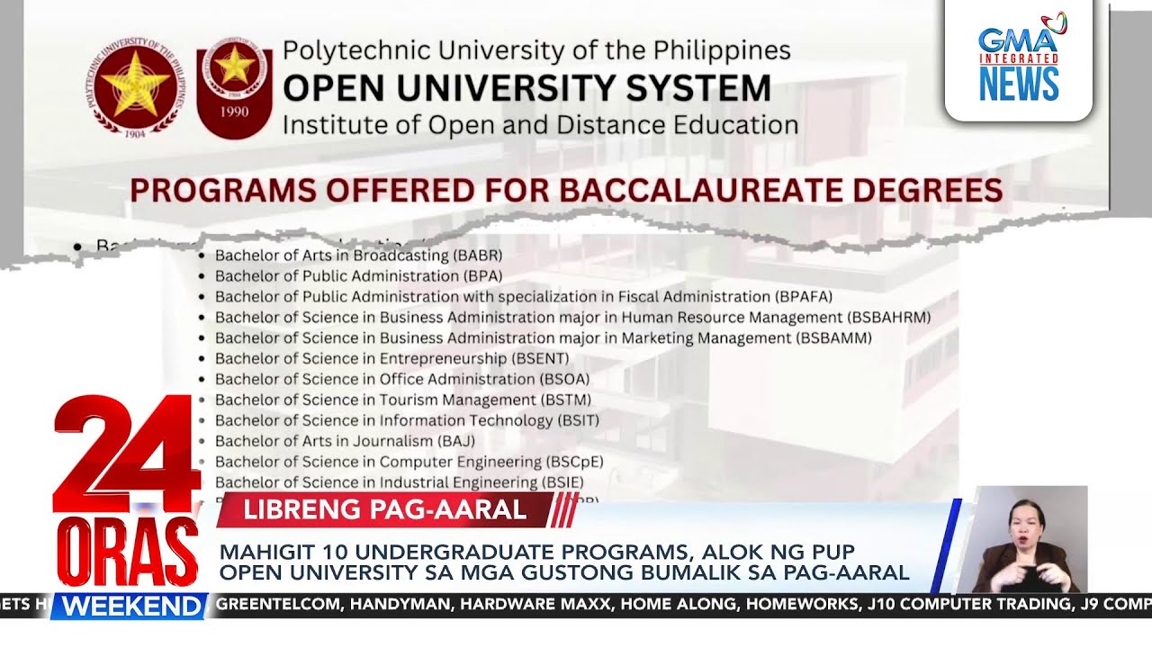 Pup Programs Mahigit 10 undergraduate programs, alok ng PUP Open University sa mga ...
