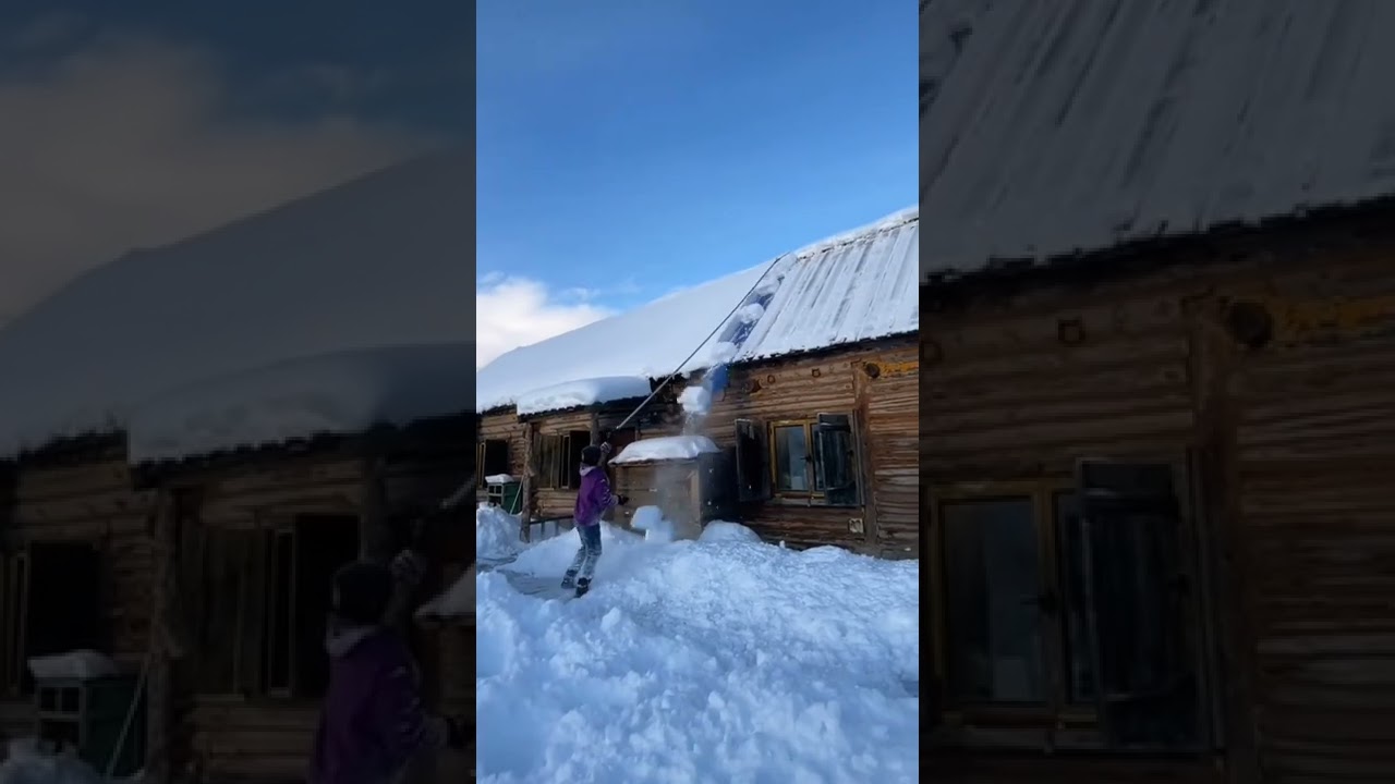 Remove ice from the roof of your house 🏠#shorts #youtubeshorts adlı videoyu YouTube'da izle Remove ice from the roof of your house 🏠#shorts #youtubeshorts adlı videoyu YouTube'da izle