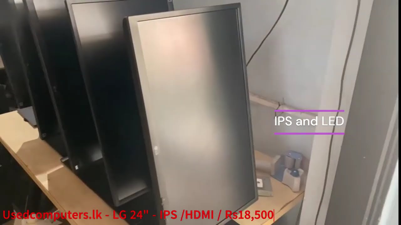 Gaming 24" - IPS / HDMI / LED |  24" Gaming IPS Monitors sale sri lanka - Usedcomputers.lk
