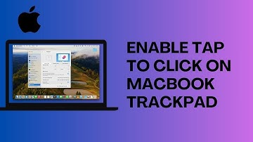How to Enable Tap to Click on macbook Trackpad