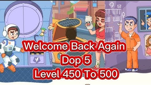 DOP 5: Delete One Part| Latest Video| Level 450 To 500 With Solution 💯 Gameplay..Ak Uploader