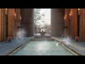 Roman bath in spring ambience  onsen sounds for sleep  water spa asmr