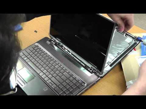 Laptop Screen Replacement / How To Replace Laptop Screen [HP Pavilion Dv7]