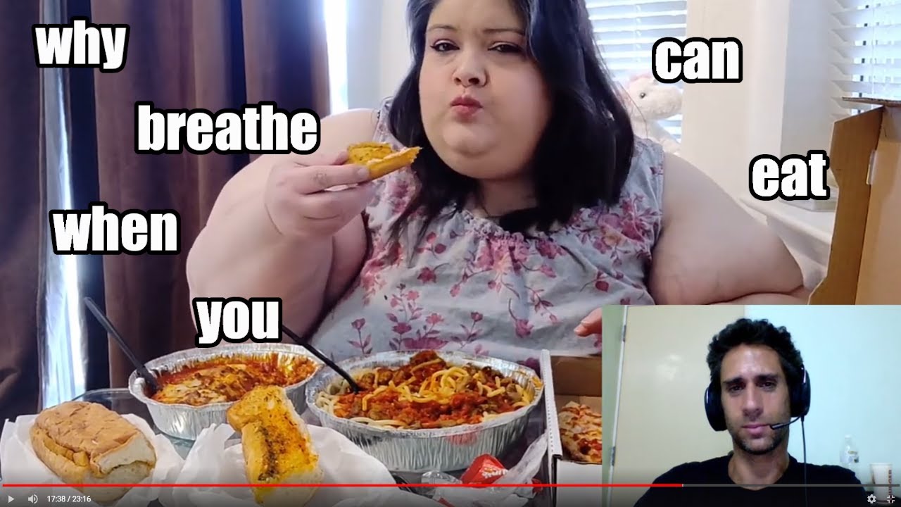 Hungry Fat Chick Massive Italian Feast Mukbang Video Breakdown