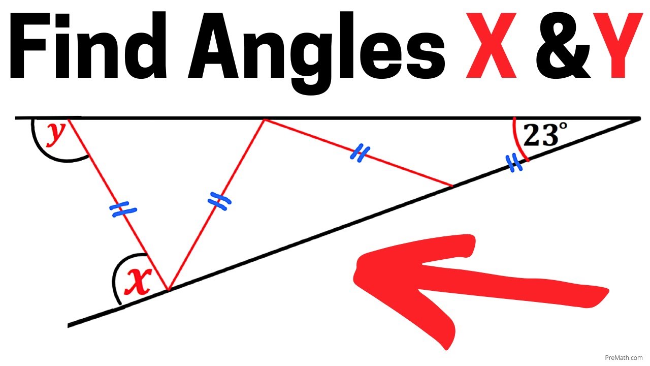 Find Angles X and Y | Step-by-Step Tutorial - YouTube