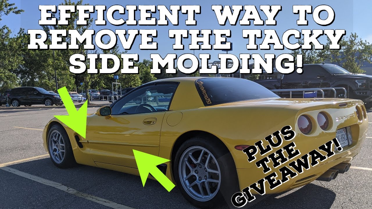 REMOVING THE UGLY C5 BODY MOLDING EFFECTIVELY AND EFFICIENTLY. 3 MORE