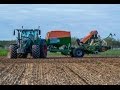 Fendt 724 + Amazone EDX 6000 au tournesol 2016 - ETA Cobérac