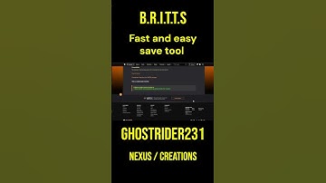 FREE Starfield Mod - BRITTS a quick and easy save tool #Bethesda #starfieldmods #Starfield #gamer