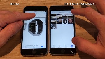 IPhone 6s - iOS 9.3.4 vs iOS 10 Beta 5 / Public Beta 4 Speed Test Comparison By 1 Tech News Today