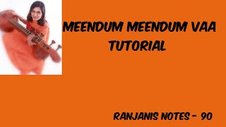 Meendum Meendum Vaa Carnatic Notes Swaram For Movie Songs Snotes Veena