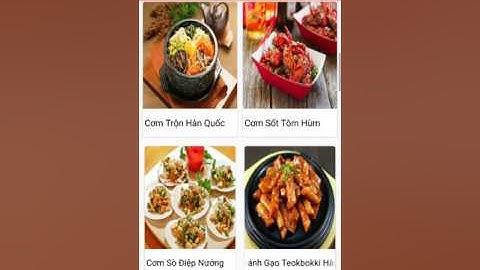 Android App - Từ điển món ăn ngon