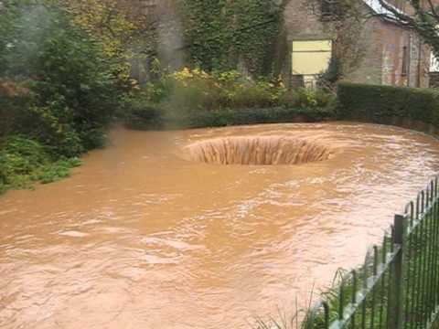 ottery mary st weir flooding tumbling