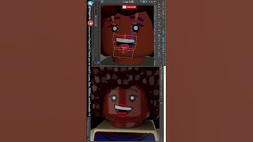 Maya Animator Lego face animation test smooth interpolation ep2