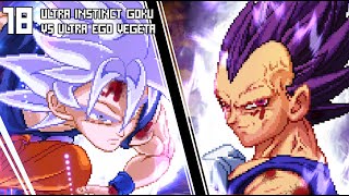 [WhatIf 18] Ultra Instinct Goku VS Ultra Ego Vegeta.