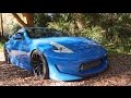 Twin Turbo 370z Review!- Boosted,Blue, and Lady Driven!