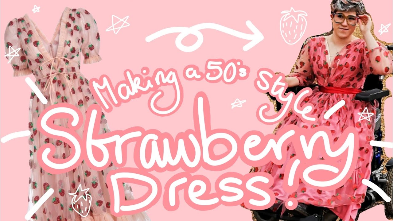 Strawberry Dress but make it 50s! Lirika Matoshi Inspired Strawberry Dress Strawberry Dress but make it 50s! Lirika Matoshi Inspired Strawberry Dress
