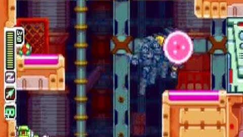 Megaman Zero 4 Speedrun Hard Mode Magnetic Zone