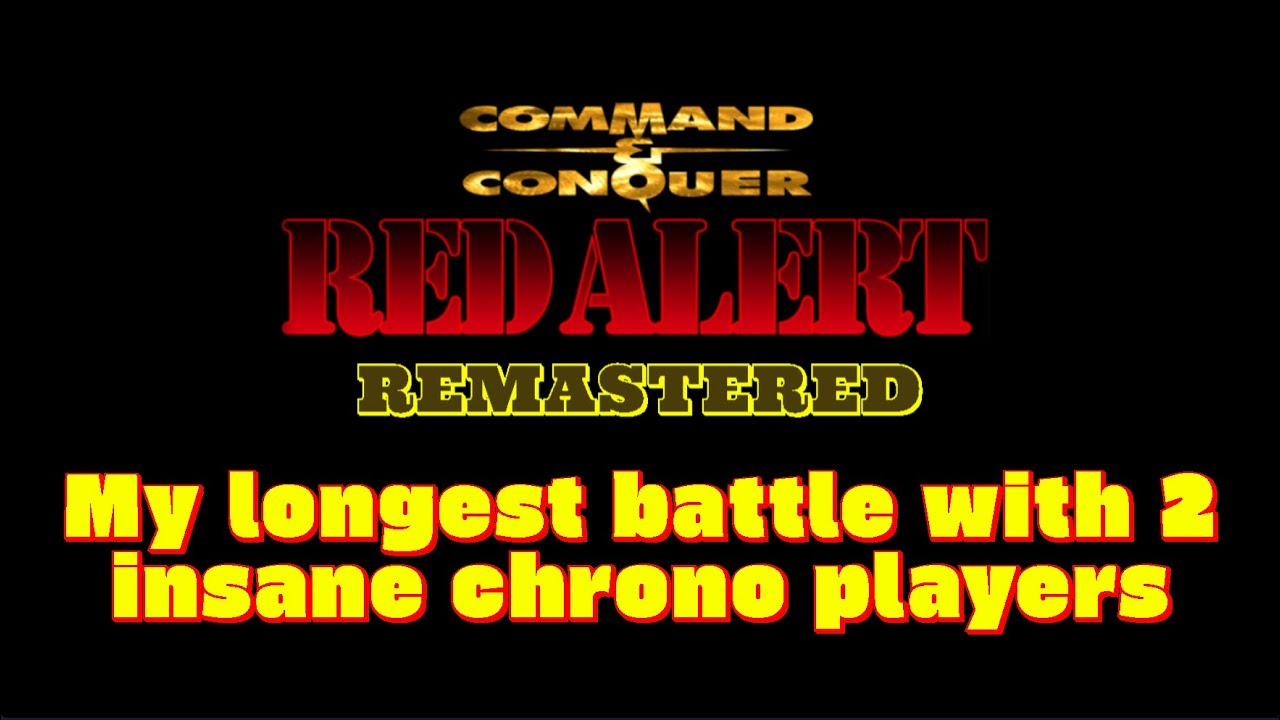 Command and Conquer Red Alert Remastered FFA (Insane and amazing battle in this 8 player FFA)