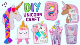 14 DIY CUTE UNICORN CRAFTS - Create incredible cute things by yourself! #unicorn