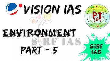 VISION IAS PT 365 OF 2021 (ENVIRONMENT) (PART 5) FOR UPSC @sirf IAS
