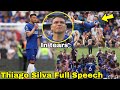 THIAGO SILVA FULL FAREWELL SPEECH IN ENGLISH | Guard of Honour and Celebration🔥Thiago Silva in Tears