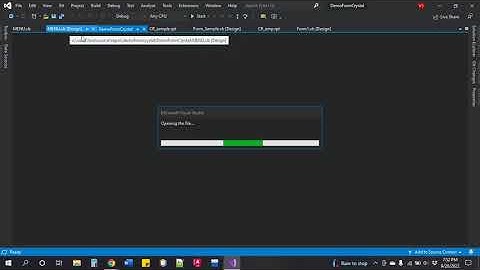 Crystal Report Output || Client-Server Programming (Visual Studio)