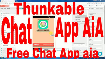Thunkable CHAT App with free AiA Project file-By Urdu Tech