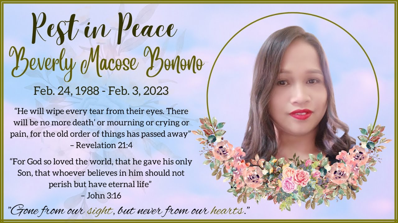 Tribute to my Sister's memories who passed away.