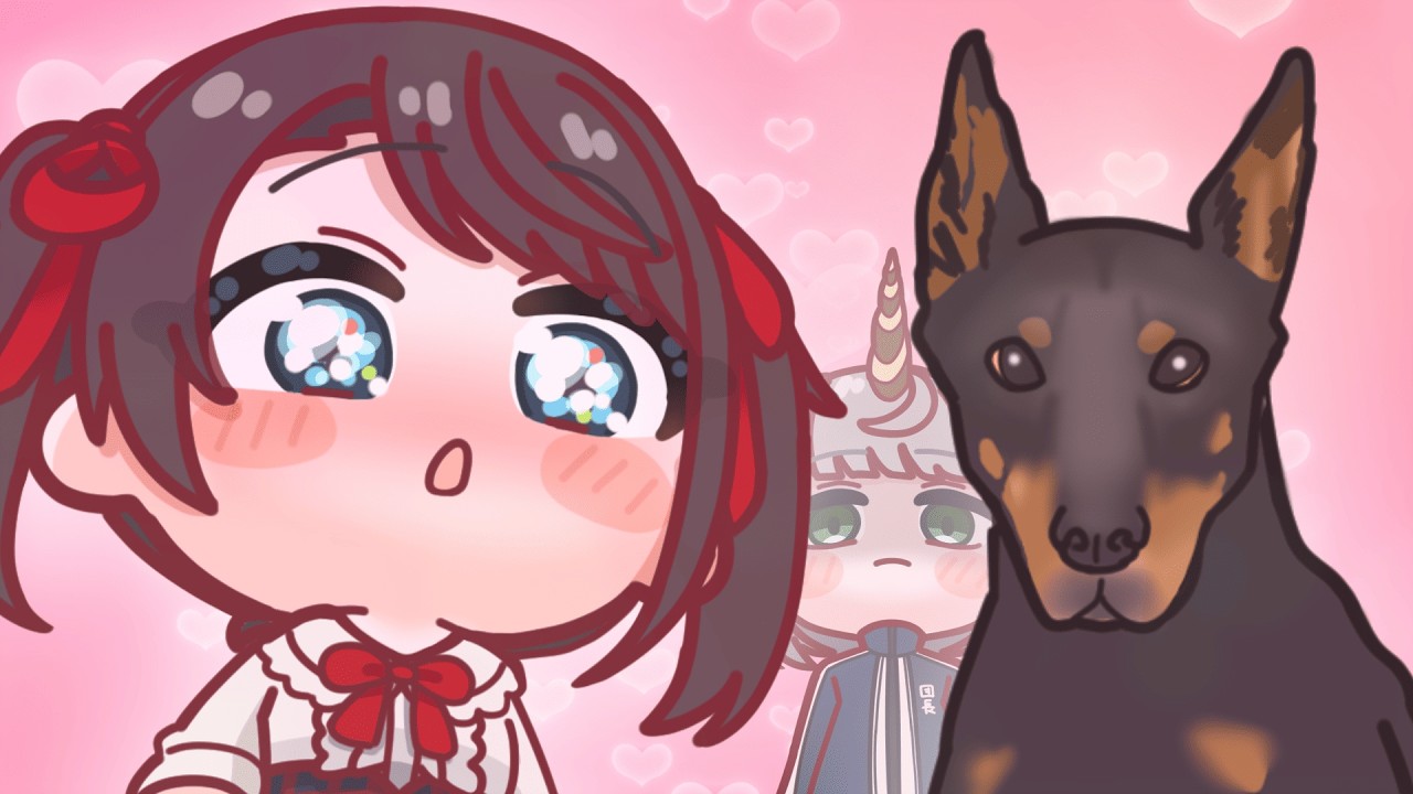 【手描き】ノエルを目の前にして初恋の話をする大空スバル【大空スバル/白銀ノエル/雪花ラミィ/ホロライブ/ホロライブ 切り抜き/hololive】