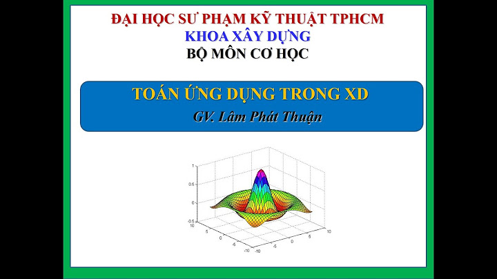 Phương pháp xử lý số liệu thực nghiệm