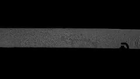 Schlieren photography of pulse detonation combustor (PDC) combustion test