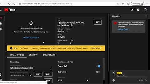 I got the keystrokes mod! And maybe I fixed obs